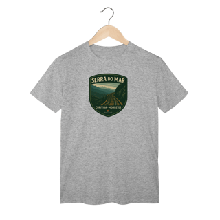 Nome do produto Camiseta Unissex Serra do Mar | Trem Curitiba-Morretes Vintage
