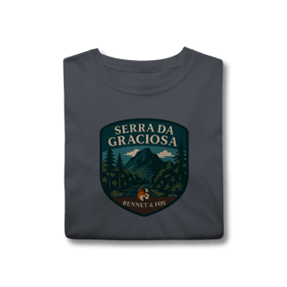 Nome do produto Camiseta Serra da Graciosa | Bennet e Fox – Natureza, Montanha e Paraná