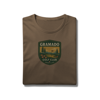 Nome do produto Camiseta Masculina Golf Club Gramado | Estilo Vintage Premium