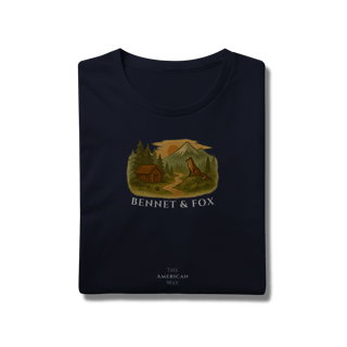 Nome do produto Camiseta Masculina The American Way Prime | Natureza e Liberdade Vintage