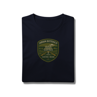 Nome do produto Camiseta Masculina Jardim Botânico Curitiba | Linha Prime Vintage