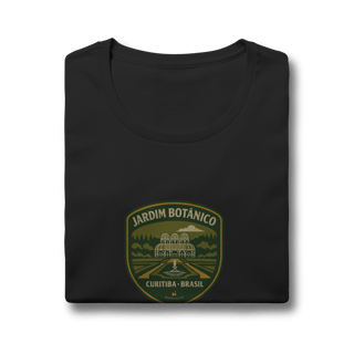 Nome do produto Camiseta Feminina Jardim Botânico Curitiba | Linha Aventureira Vintage