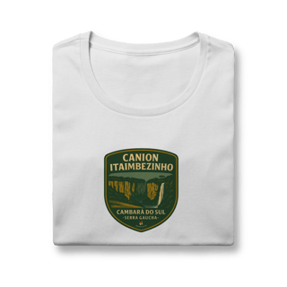 Nome do produto Camiseta Feminina Cânion Itaimbezinho Aventureira | Serra Gaúcha Vintage