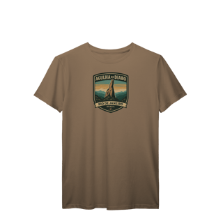 Nome do produto Camiseta Masculina Agulha do Diabo Prime | Escalada Clássica Vintage