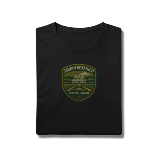 Nome do produto Camiseta Masculina Jardim Botânico Curitiba | Linha Prime Vintage