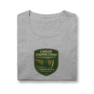 Nome do produto Camiseta Feminina Cânion Itaimbezinho Aventureira | Serra Gaúcha Vintage