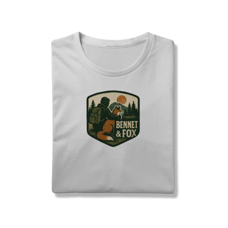 Nome do produto Camiseta Oficial Bennet & Fox Unissex | Outdoor Premium Vintage