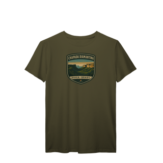 Nome do produto Camiseta Masculina Chapada Diamantina Prime | Trekking Brasil Vintage