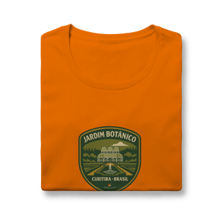 Nome do produto Camiseta Feminina Jardim Botânico Curitiba | Linha Aventureira Vintage