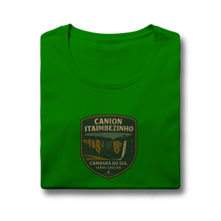 Nome do produto Camiseta Feminina Cânion Itaimbezinho Aventureira | Serra Gaúcha Vintage
