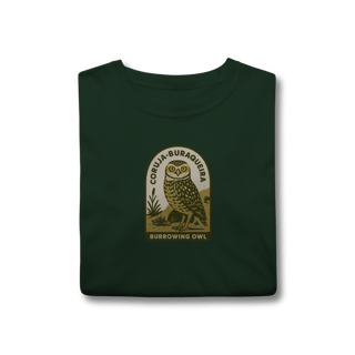 Nome do produto Camiseta Unissex Coruja-Buraqueira | Fauna Brasileira