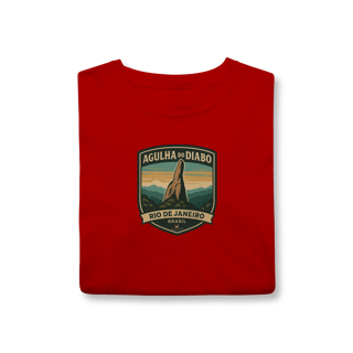 Nome do produto Camiseta Unissex Agulha do Diabo | Escalada Clássica Vintage
