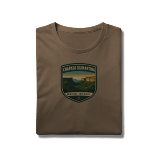 Nome do produto Camiseta Masculina Chapada Diamantina Prime | Trekking Brasil Vintage