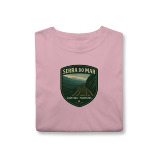 Nome do produto Camiseta Unissex Serra do Mar | Trem Curitiba-Morretes Vintage