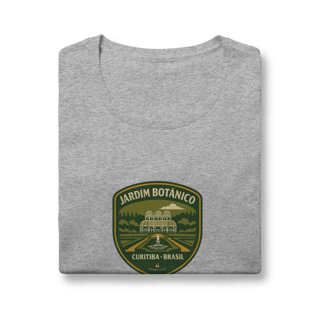 Nome do produto Camiseta Feminina Jardim Botânico Curitiba | Linha Aventureira Vintage