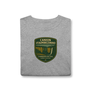 Nome do produto Camiseta Unissex Cânion Itaimbezinho | Serra Gaúcha Vintage