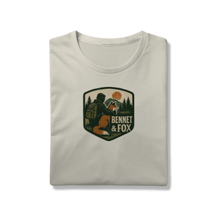 Nome do produto Camiseta Oficial Bennet & Fox Unissex | Outdoor Premium Vintage