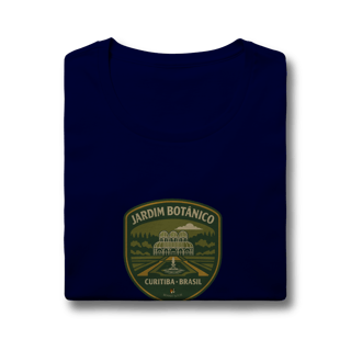 Nome do produto Camiseta Feminina Jardim Botânico Curitiba | Linha Aventureira Vintage