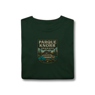 Nome do produto Camiseta Unissex Parque Knorr Clássica | Aldeia do Papai Noel Vintage