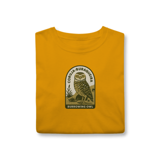 Nome do produto Camiseta Unissex Coruja-Buraqueira | Fauna Brasileira