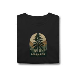 Nome do produto Camiseta Unissex Douglas Fir Oregon | Clássica Vintage