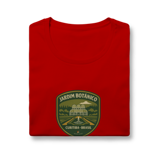 Nome do produto Camiseta Feminina Jardim Botânico Curitiba | Linha Aventureira Vintage