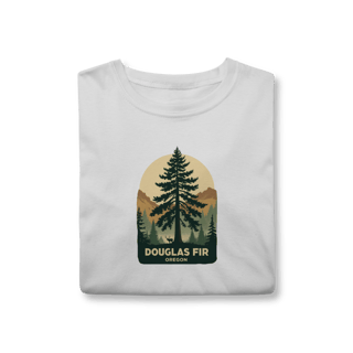Nome do produto Camiseta Unissex Douglas Fir Oregon | Clássica Vintage