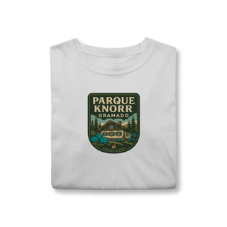 Nome do produto Camiseta Unissex Parque Knorr Clássica | Aldeia do Papai Noel Vintage