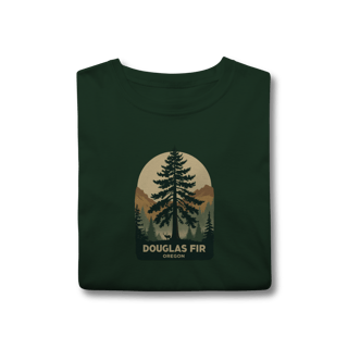 Nome do produto Camiseta Unissex Douglas Fir Oregon | Clássica Vintage