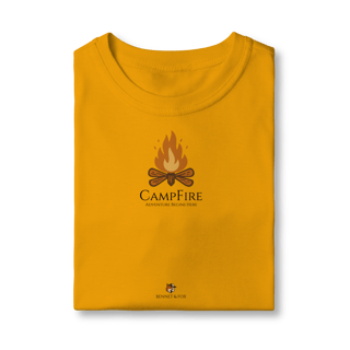 Nome do produto Camiseta Infantil Unissex Acampamento | Algodão Penteado
