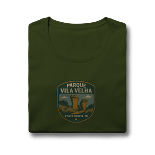 Nome do produto Camiseta Feminina Parque Vila Velha Aventureira | Geologia Vintage