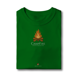 Nome do produto Camiseta Infantil Unissex Acampamento | Algodão Penteado