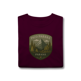 Nome do produto Camiseta Pico Paraná – Montanha Mais Alta do Sul do Brasil