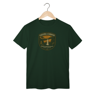 Nome do produto Camiseta Unissex Cascata do Caracol | Canela Serra Gaúcha