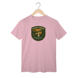 Nome do produto Camiseta Unissex Cascata do Caracol | Canela Serra Gaúcha