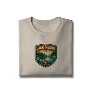Nome do produto Moletom Lago Negro Gramado - Arte Autoral, Souvenir Premium | Bennet & Fox