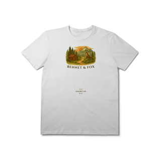 Nome do produto Camiseta Unissex The American Way | Natureza e Liberdade Vintage
