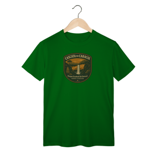 Nome do produto Camiseta Unissex Cascata do Caracol | Canela Serra Gaúcha