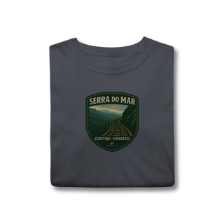 Nome do produto Camiseta Unissex Serra do Mar | Trem Curitiba-Morretes Vintage