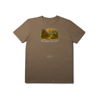 Nome do produto Camiseta Unissex The American Way | Natureza e Liberdade Vintage