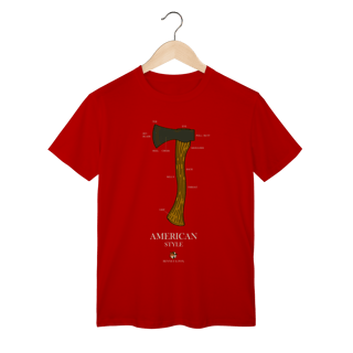 Nome do produto Camiseta Unissex Machado Americano | Estilo Buschcraft Vintage