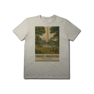Nome do produto Camiseta Parque Ibirapuera – Nostalgia Paulistana, Estilo Vintage Bennet e Fox