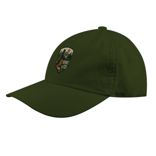 Nome do produto Boné Bennet Fox Montanha Vintage - Sarja Premium, Aba Curva