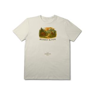 Nome do produto Camiseta Unissex The American Way | Natureza e Liberdade Vintage