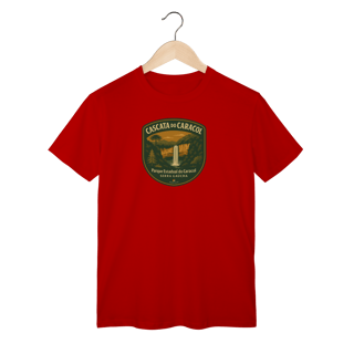 Nome do produto Camiseta Unissex Cascata do Caracol | Canela Serra Gaúcha