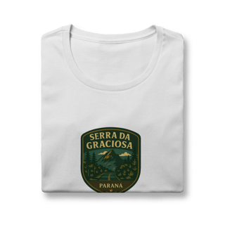 Nome do produto Camiseta Feminina Serra da Graciosa Aventureira | Estrada Cênica Vintage