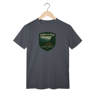Nome do produto Camiseta Unissex Serra do Mar | Trem Curitiba-Morretes Vintage