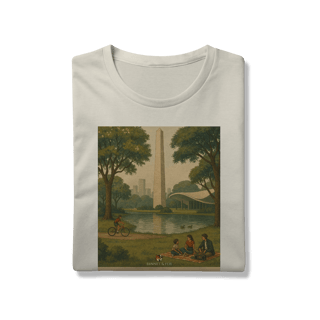 Nome do produto Camiseta Parque Ibirapuera – Nostalgia Paulistana, Estilo Vintage Bennet e Fox