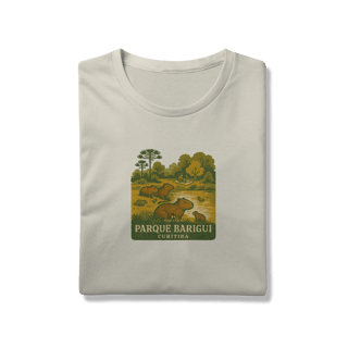 Nome do produto Camiseta Parque Barigui Curitiba - Nostalgia dos Velhos Tempos do Barigui