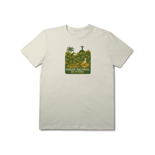 Nome do produto Camiseta Parque Nacional da Tijuca Rio de Janeiro - Natureza Selvagem, História e Aventura Carioca